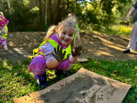 Trošku jsme se ušpinily